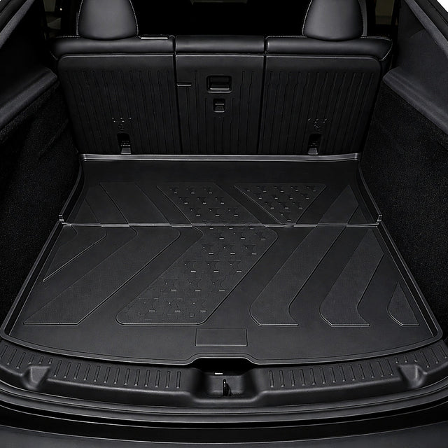 MoldedFit rear trunk liner precision fit in Tesla Model Y Juniper
