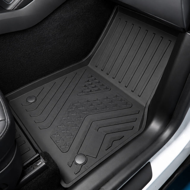 MoldedFit™ 7-Piece Set with Seat Back Protectors — Tesla Model Y Floor Mats