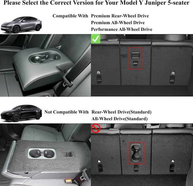 SUPER LINER MoldedFit™ Tesla Model Y Juniper Floor Mats Accessories 2026 2025 Injection-Molded Premium Soft-Touch TPE Floor Liners, Cargo Mats & Seat Back Protectors Accessories (Not for Standard)