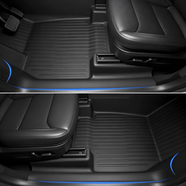 SUPER LINER 2025 2026 Tesla Model Y Juniper Floor Mats & Accessories & Extra-Thick TPE Cargo Liners CabinProtect™ for 5-Seater | All-Weather Pet & Child-Friendly System(Only fit Premium&Performance)