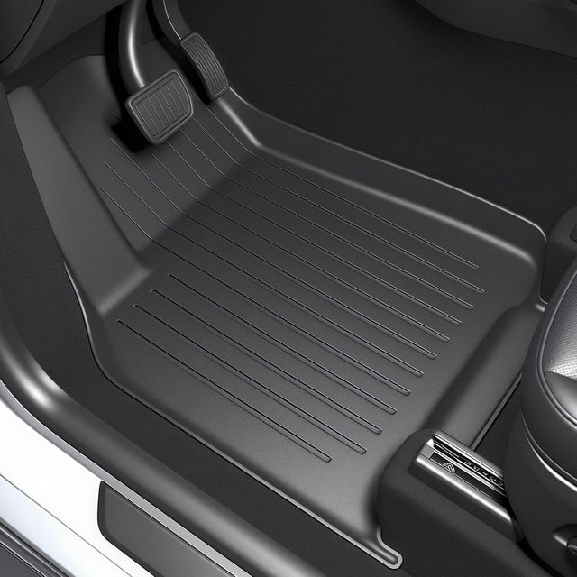 SUPER LINER Tesla 2026 2027 Model Y Juniper Floor Mats, Only for Standard Cargo Liners, Seatbacks, 9 PCS Extra-Thick TPE for 2025-2027 All-Weather Pet & Child-Friendly Model Y Juniper Accessories
