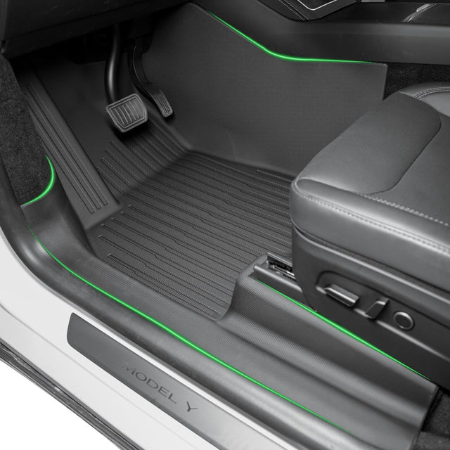 SUPER LINER 10-Piece Floor Mats Compatible with 2025-2026 Tesla Model Y Juniper - TPE Floor Liner& Accessories, CabinProtect™ Pro Kit Full-Cabin Protection System (Only fit Premium&Performance)
