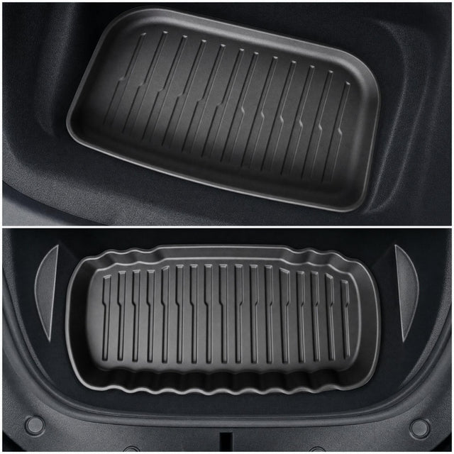 SUPER LINER Tesla Model Y Juniper Floor Mats 2025 2026, Only for Standard Cargo Liners, Seatbacks, 9 PCS Extra-Thick TPE for All-Weather Pet & Child-Friendly 2027 Model Y Juniper Accessories