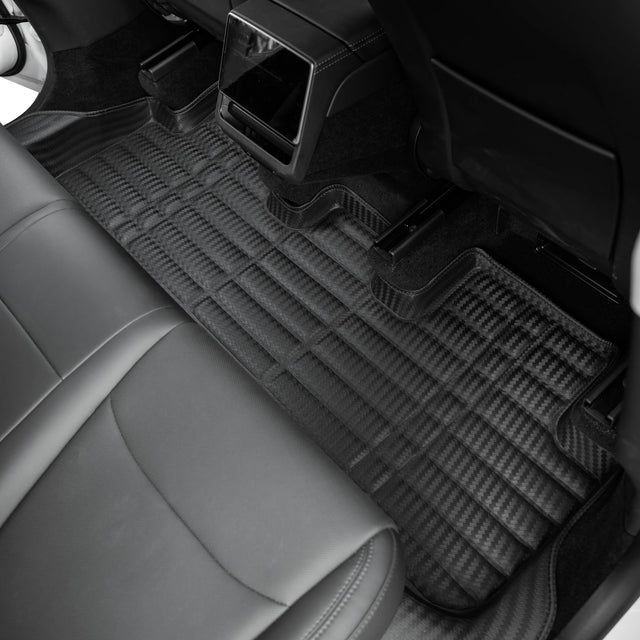 Tesla Model Y Juniper Soft Floor Mats (2025–2026) — CabinProtect™ Soft Series Full-Coverage System