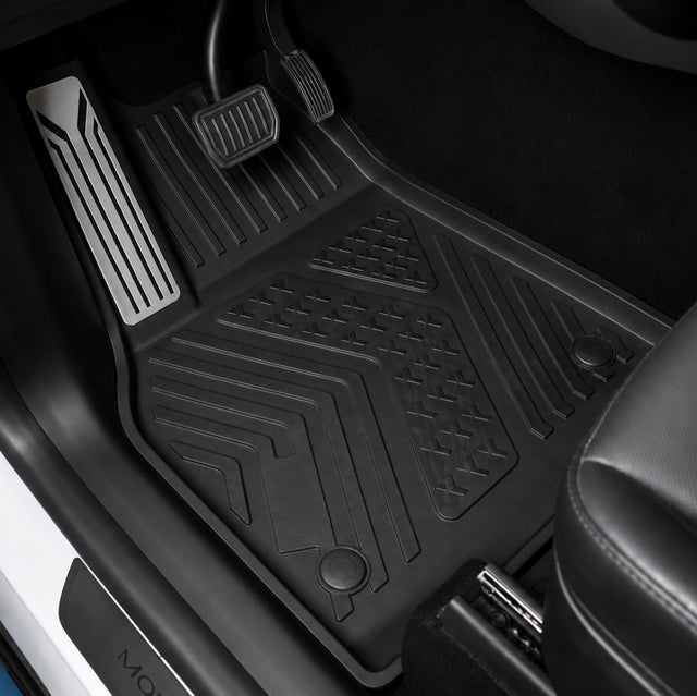 MoldedFit™ 4-Piece Floor & Trunk Set — Tesla Model Y Floor Mats (Fits All 5-Seat Trims)