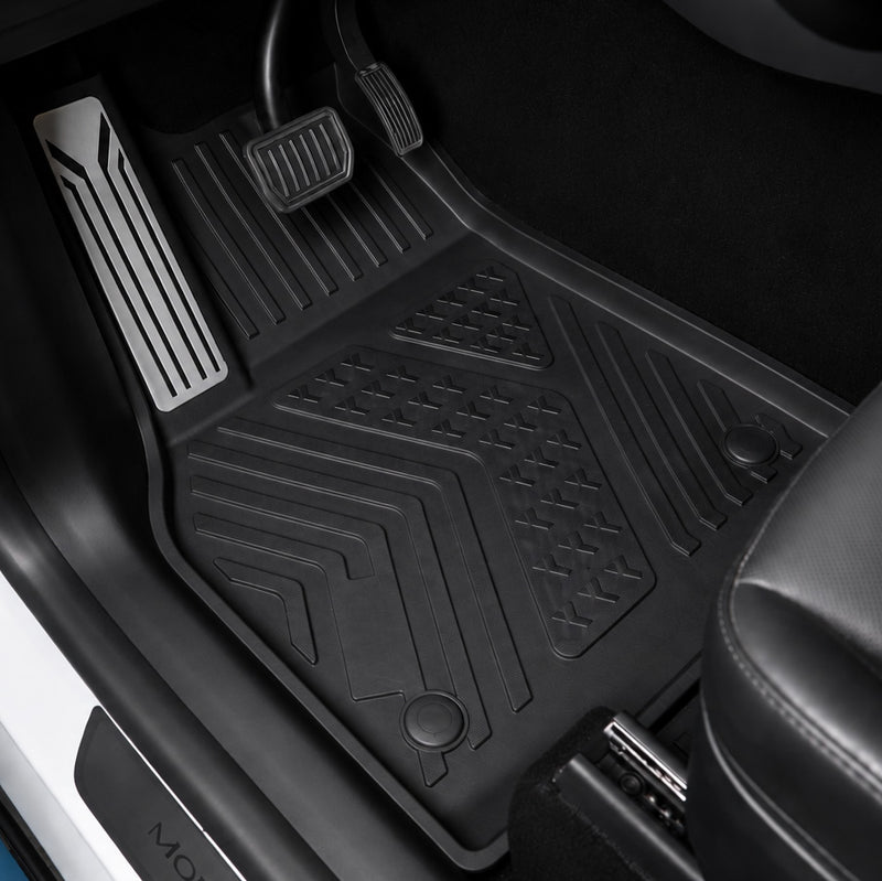 MoldedFit™ 3-Piece Floor Set — Tesla Model Y Floor Mats (Fits All 5-Seat Trims)