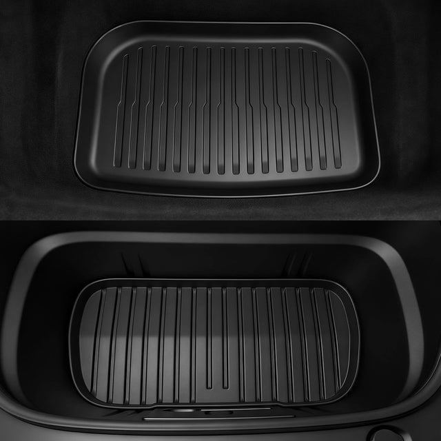 SUPER LINER 2025 2026 Tesla Model Y Juniper Floor Mats & Accessories & Extra-Thick TPE Cargo Liners CabinProtect™ for 5-Seater | All-Weather Pet & Child-Friendly System(Only fit Premium&Performance)