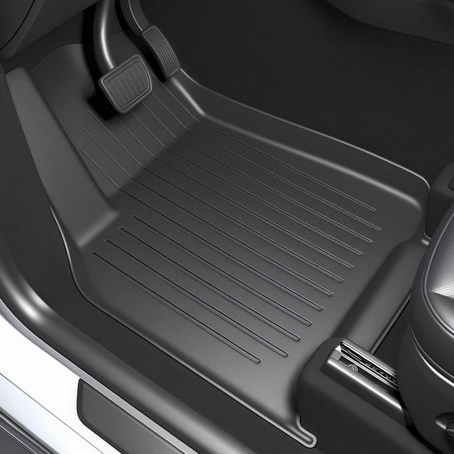 SUPER LINER Tesla 2025 2026 Model Y Juniper Floor Mats &Cargo Liners 10 PCS Seatbacks, Full Set Extra-Thick TPE for 5-Seater | 2025-2027 All-Weather Pet & Child-Friendly Model Y Juniper Accessories