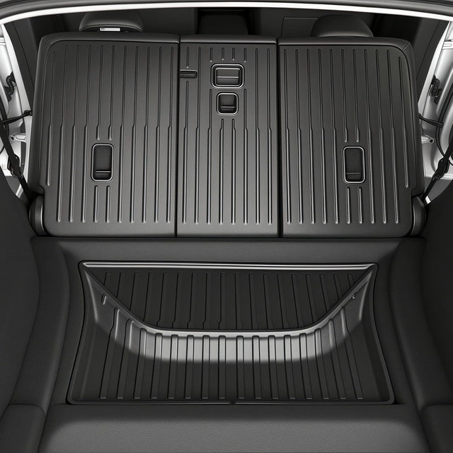 Tesla Model Y Juniper 2025 2026 Floor Mats - CabinProtect™ Essential Kit