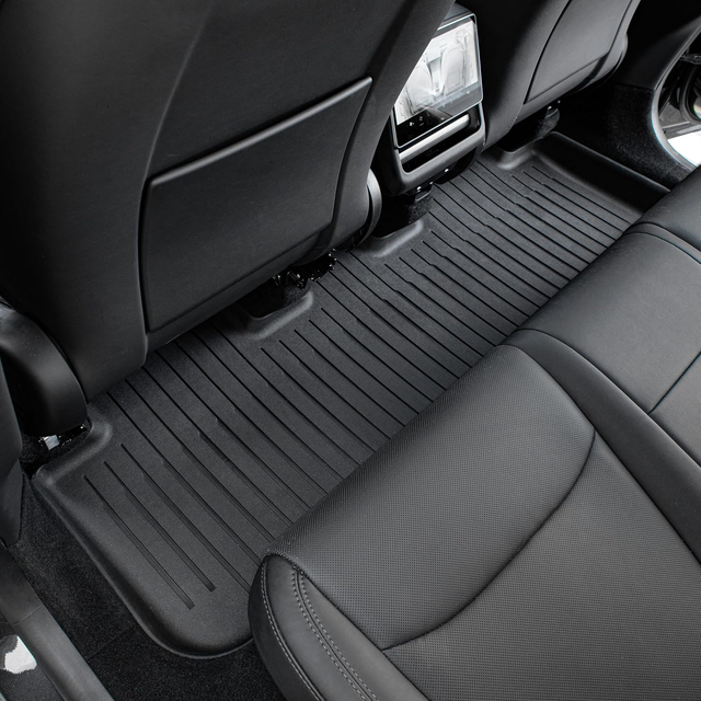 SUPER LINER Tesla Model Y Floor Mats 2025 2026 | Custom Fit All-Weather 12-Piece Set TPE Material| Model Y Juniper Floor Mats