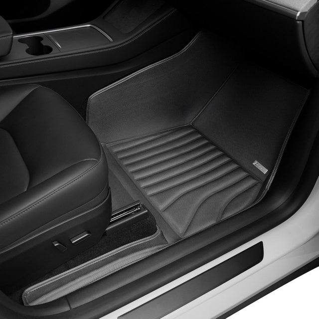 Tesla Model Y Soft Floor Mats (2021–2024) — CabinProtect™ Pro Kit