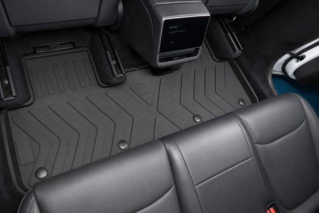 MoldedFit™ 4-Piece Floor & Trunk Set — Tesla Model Y Floor Mats (Fits All 5-Seat Trims)
