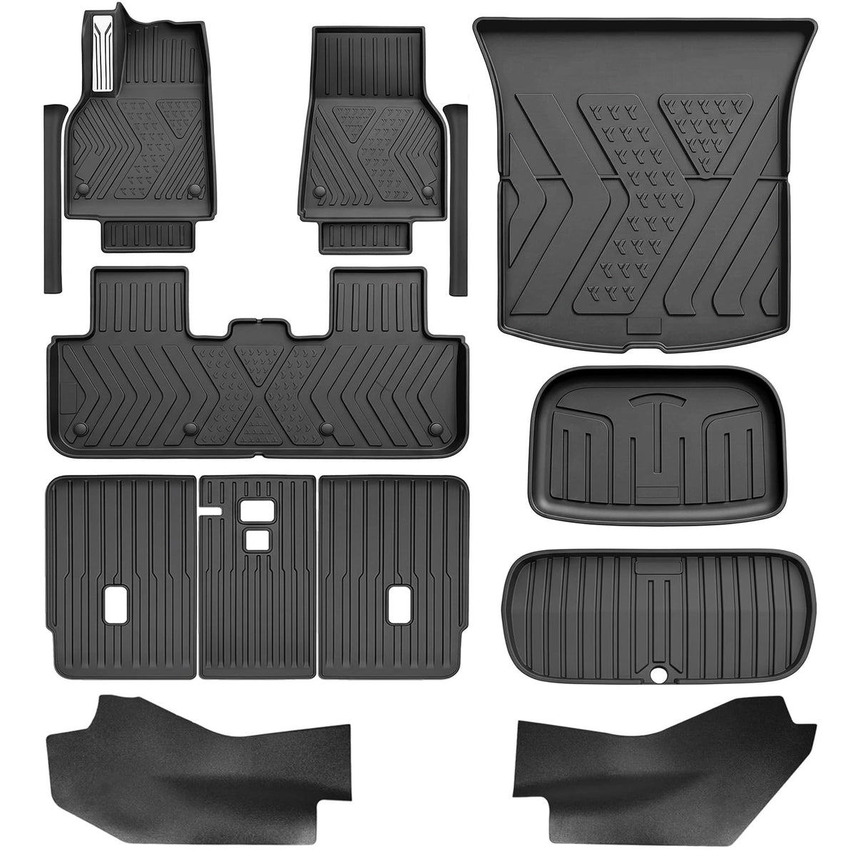MoldedFit™ 13-Piece Full Cabin Set — Tesla Model Y Floor Mats