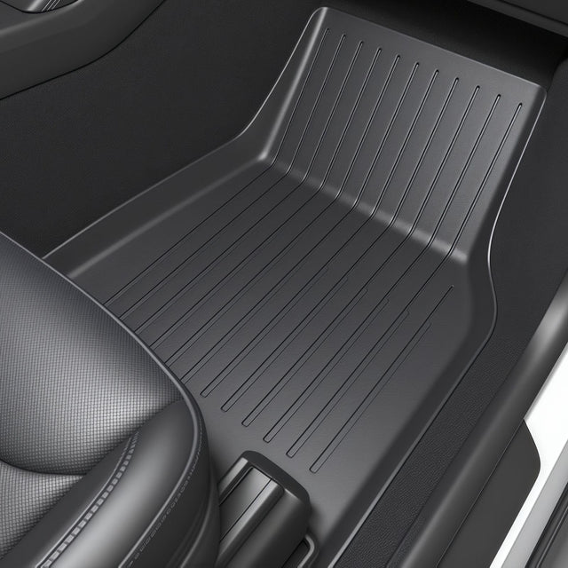 SUPER LINER 9PCS Tesla New Model Y Juniper Standard 2025 2026 Floor Mats | Non-Slip Odorless,TPE All Weather Customer Fit Model Y Accessories, Cargo Liners