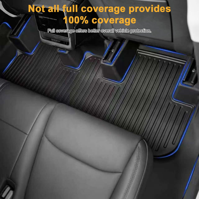SUPER LINER 9-Pc Floor Mats & 3-Pc Sunshade Set for Model Y Juniper 2026 Custom Fit TPE Cargo Liners, All Weather Accessories, Graphene Heat Blocking, Carbon Fiber Never Sag(Not for Standard)