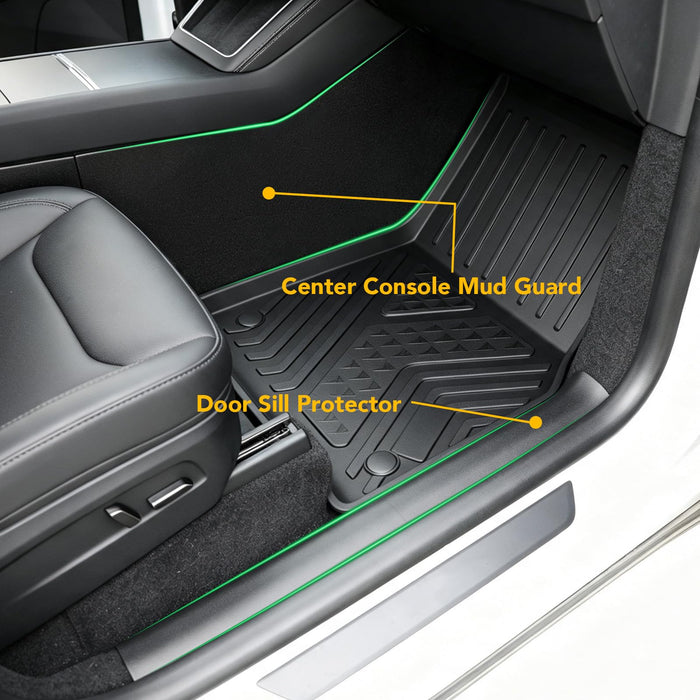 MoldedFit™ 13-Piece Full Cabin Set — Tesla Model Y Floor Mats