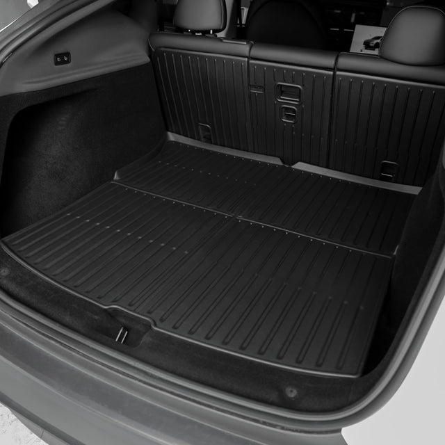 SUPER LINER Tesla New Model Y Juniper 2025 2026 Floor Mats,10PCS | Custom Fit TPE Cargo Liner, Seat Back Protector, & Accessories , All Weather Pet & Child System(Only fit Premium&Performance)