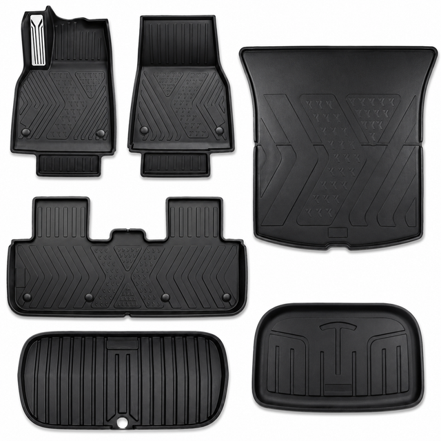 MoldedFit™ Floor Liners for Tesla Model Y Juniper - The Refined Floor Protection System
