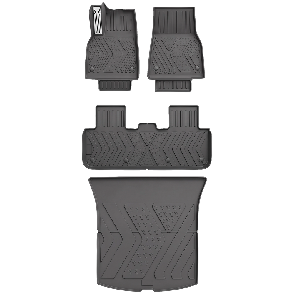 Everything included in the MoldedFit 4-piece set for the Tesla Model Y Juniper